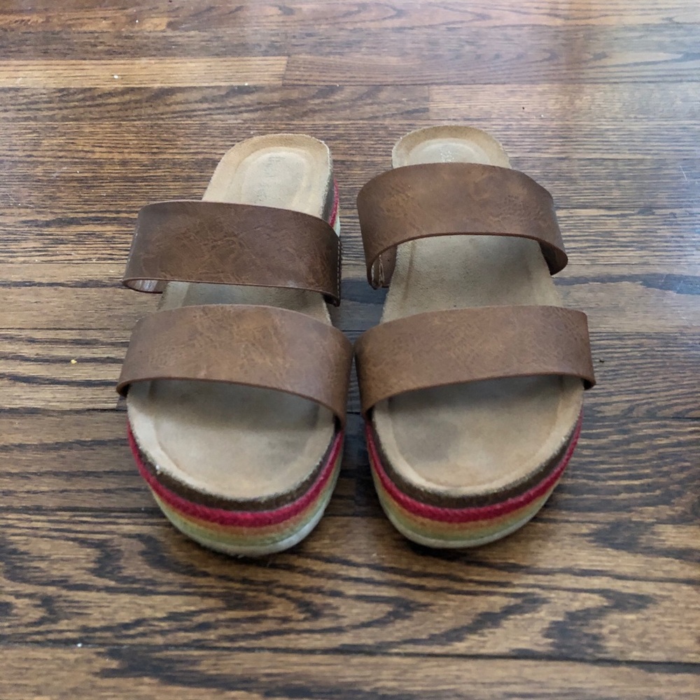 Cute summer slip on sandals